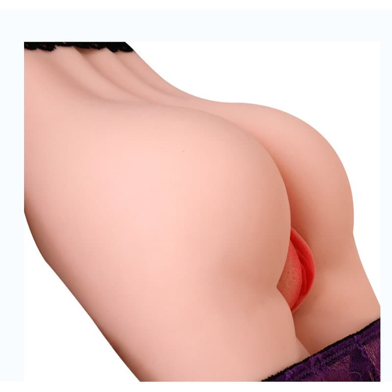 SO SEXY – 42 Cm. Ultra Realistik – 2 İşlevli Vajina & Anal – 1.Sınıf Masturbatör Gövde