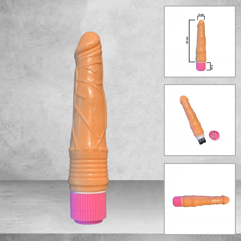 Yiwu Love 21.5 Cm. Realistik Doku Titreşimli Ten Rengi Vibratör